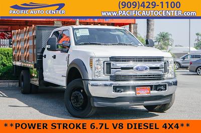 Used 2019 Ford F-550 XLT Crew Cab 4x4, Stake Bed for sale #53458 - photo 1