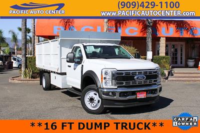 Used 2023 Ford F-550 XL Regular Cab 4x2, Landscape Dump for sale #54957 - photo 1