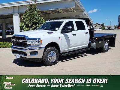 New 2024 Ram 3500 Tradesman Crew Cab 4x4, Scelzi Front Range Flatbed Truck for sale #MSCB240565 - photo 1