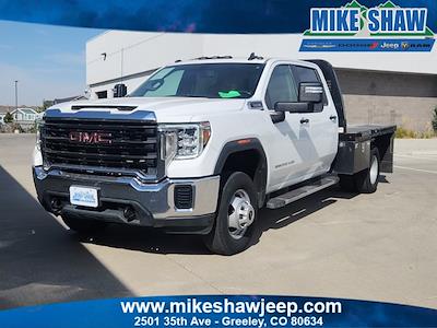 Used 2021 GMC Sierra 3500 Base Crew Cab 4x4, Flatbed Truck for sale #MF283553 - photo 1