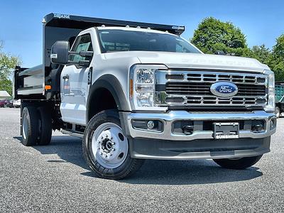 New 2023 Ford F-550 XL Regular Cab 4x4, Dejana Truck & Utility Equipment DynaPro Dump Body Dump Truck for sale #37528 - photo 1