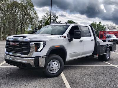 New 2024 GMC Sierra 3500 Pro Crew Cab 4WD, Flatbed Truck for sale #F2340533 - photo 1