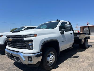 2024 Chevrolet Silverado 3500 Regular Cab 4WD, Crownline Flatbed Truck for sale #9088N - photo 1