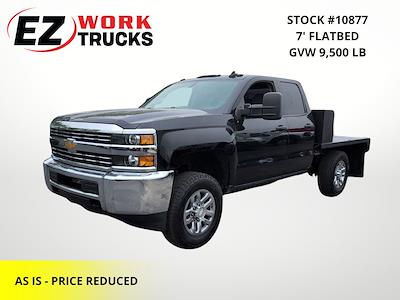 2017 Chevrolet Silverado 2500 Double Cab SRW 4x4, Flatbed Truck for sale #10877 - photo 1