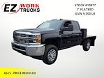 Used 2017 Chevrolet Silverado 2500 Work Truck Double Cab 4x4, Flatbed Truck for sale #10877 - photo 1