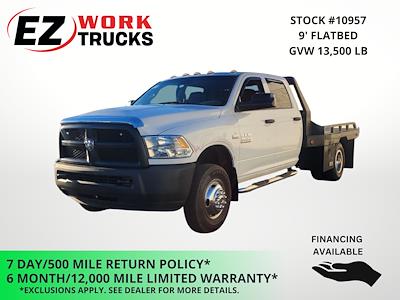 Used 2017 Ram 3500 Tradesman Crew Cab 4x4, Flatbed Truck for sale #10957 - photo 1