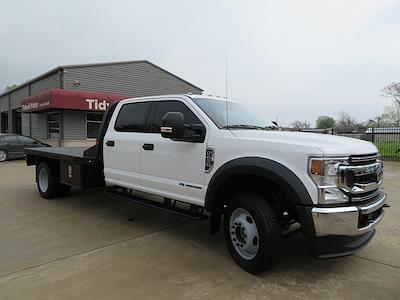 Used 2020 Ford F-450 XLT Crew Cab 4x4, Flatbed Truck for sale #398 - photo 1