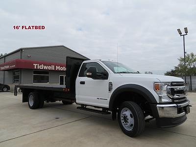 Used 2021 Ford F-550 Regular Cab 4x4, Flatbed Truck for sale #430 - photo 1