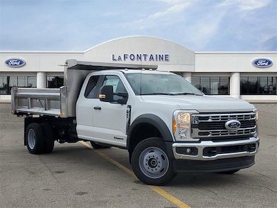 2023 Ford F-550 Super Cab DRW 4x4, Rugby Eliminator LP Stainless Steel Dump Truck for sale #23JC278 - photo 1