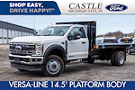 2024 Ford F-450 Regular Cab DRW 4x4, Flatbed Truck for sale #FP130 - photo 1