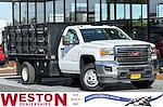 Used 2017 GMC Sierra 3500 Work Truck Regular Cab RWD, Stake Bed for sale #AR0377 - photo 1