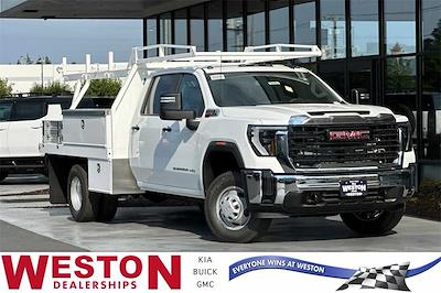 New 2024 GMC Sierra 3500 Pro Crew Cab 4WD, 10' Harbor Standard Contractor Body Contractor Truck for sale #GC0792 - photo 1