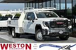 New 2024 GMC Sierra 3500 Pro Crew Cab 4WD, 10' Harbor Standard Contractor Body Contractor Truck for sale #GC0792 - photo 1