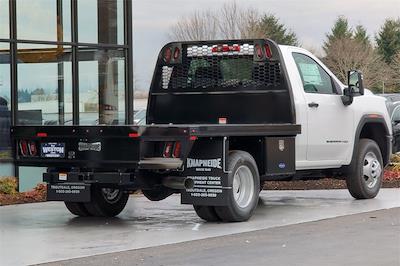 New 2025 GMC Sierra 3500 Pro Regular Cab 4WD, 9' 6" Knapheide PGTB Utility Gooseneck Flatbed Truck for sale #GD0123 - photo 2