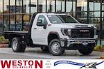 New 2025 GMC Sierra 3500 Pro Regular Cab 4WD, 9' 6" Knapheide PGTB Utility Gooseneck Flatbed Truck for sale #GD0123 - photo 1