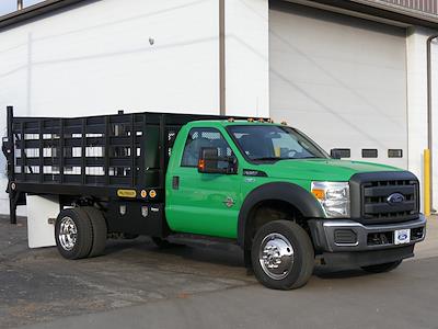 2013 Ford F-450 Regular Cab DRW 4x4, Palfinger Stake Bed for sale #UH606 - photo 1
