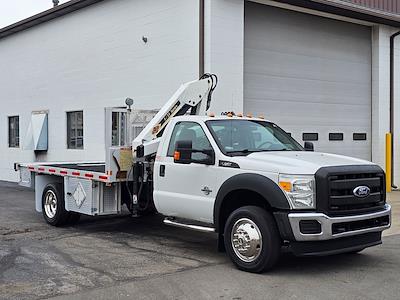 Used 2011 Ford F-550 XL Regular Cab 4x4, Signature Equipment Flatbed Truck for sale #UH663 - photo 2