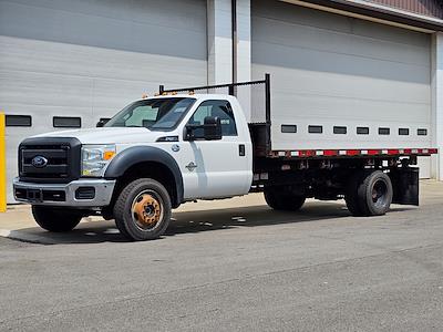 Used 2016 Ford F-550 Regular Cab 4x4, Knapheide Flatbed Truck for sale #UH736 - photo 1