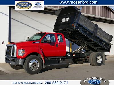 Used 2021 Ford F-650 Super Cab 4x2, Rugby Contractor Dump Body Dump Truck for sale #UH793 - photo 1