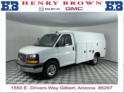 New 2024 GMC Savana 3500 Work Van RWD, 10' 9" Knapheide KUV Service Utility Van for sale #24T3585 - photo 1