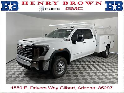 New 2024 GMC Sierra 3500 Pro Crew Cab 4WD, Knapheide Steel Service Body Service Truck for sale #4T1511 - photo 1