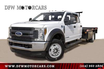 Used 2018 Ford F-550 Crew Cab 4x4, Flatbed Truck for sale #C49248 - photo 1