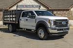 Used 2019 Ford F-550 Crew Cab 4x4, Stake Bed for sale #D55578 - photo 10