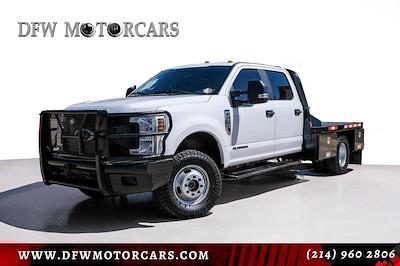 Used 2019 Ford F-350 Crew Cab 4x4, Flatbed Truck for sale #G06475 - photo 1