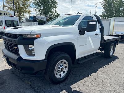 Used 2022 Chevrolet Silverado 3500 FL Regular Cab 4WD, 8' Flatbed Truck for sale #15461 - photo 1