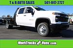 Used 2024 Chevrolet Silverado 3500 Work Truck Crew Cab 4WD, Flatbed Truck for sale #F4400 - photo 1