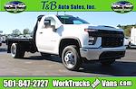 Used 2021 Chevrolet Silverado 3500 Work Truck Regular Cab RWD, Flatbed Truck for sale #F4731 - photo 1