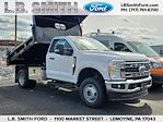 New 2023 Ford F-350 XL Regular Cab 4x4, 9' 3" Rugby Eliminator LP Steel Dump Truck for sale #T231051 - photo 3