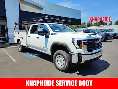 New 2024 GMC Sierra 3500 Pro Crew Cab 4WD, Knapheide Aluminum Service Body Service Truck for sale #G24562 - photo 1