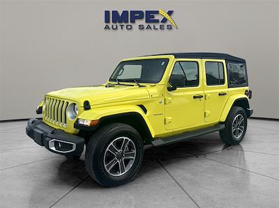 Used 2023 Jeep Wrangler Sahara 4x4, SUV for sale #1JT6784 - photo 1