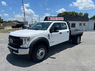 Used 2020 Ford F-450 Crew Cab 4x4, Flatbed Truck for sale #TE4095 - photo 1