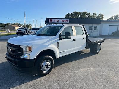 Used 2022 Ford F-350 XL Crew Cab 4x4, Flatbed Truck for sale #TJ4177 - photo 1