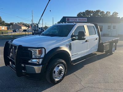 Used 2022 Ford F-550 Crew Cab 4x4, Flatbed Truck for sale #TK4185 - photo 1