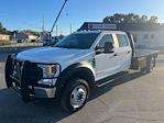 Used 2022 Ford F-550 Crew Cab 4x4, Flatbed Truck for sale #TK4185 - photo 1