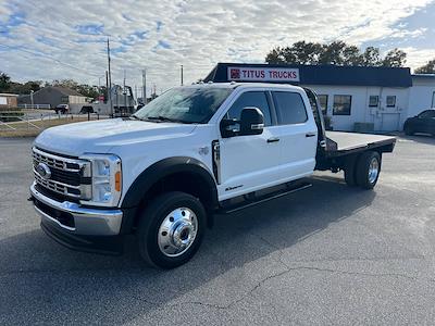 Used 2023 Ford F-550 Crew Cab 4x4, Flatbed Truck for sale #TK4187 - photo 1