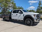 2022 Ford F-550 Crew Cab DRW 4x4, Flatbed Truck for sale #NEF89975 - photo 3