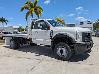 New 2024 Ford F-450 Regular Cab 4x2, Flatbed Truck for sale #RDA13092 - photo 1