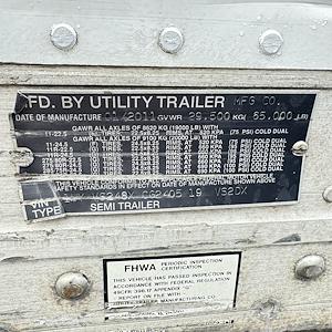 Used 2012 Utility Trailer VS2D 48/162/102 48' Dry Van Trailer #635480 for sale #635480 - photo 8