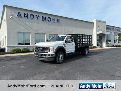 New 2024 Ford F-550 XL Regular Cab 4WD, Reading Steel Stake Bed for sale #T40745 - photo 1