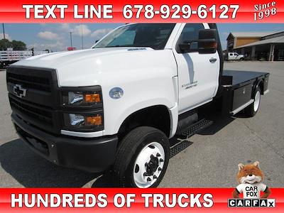 Used 2021 Chevrolet Silverado 5500 Regular Cab 4x4, Flatbed Truck for sale #R-29211 - photo 1