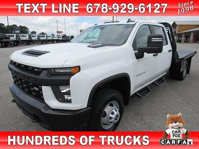 Used 2021 Chevrolet Silverado 3500 Work Truck Crew Cab 4x4, Flatbed Truck for sale #R-30009 - photo 1