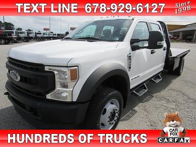 Used 2020 Ford F-550 Crew Cab 4x4, Flatbed Truck for sale #R-30296 - photo 1