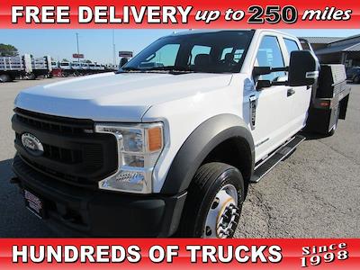 Used 2020 Ford F-550 Crew Cab 4x4, Flatbed Truck for sale #R-30633 - photo 1