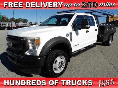 Used 2020 Ford F-550 Crew Cab 4x4, Flatbed Truck for sale #R-30769 - photo 1