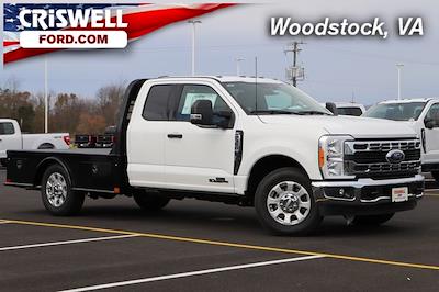 2023 Ford F-350 Super Cab SRW 4x2, CM Truck Beds SK Model Flatbed Truck for sale #F230413 - photo 1