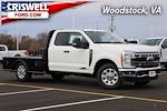 2023 Ford F-350 Super Cab SRW 4x2, CM Truck Beds SK Model Flatbed Truck for sale #F230413 - photo 1